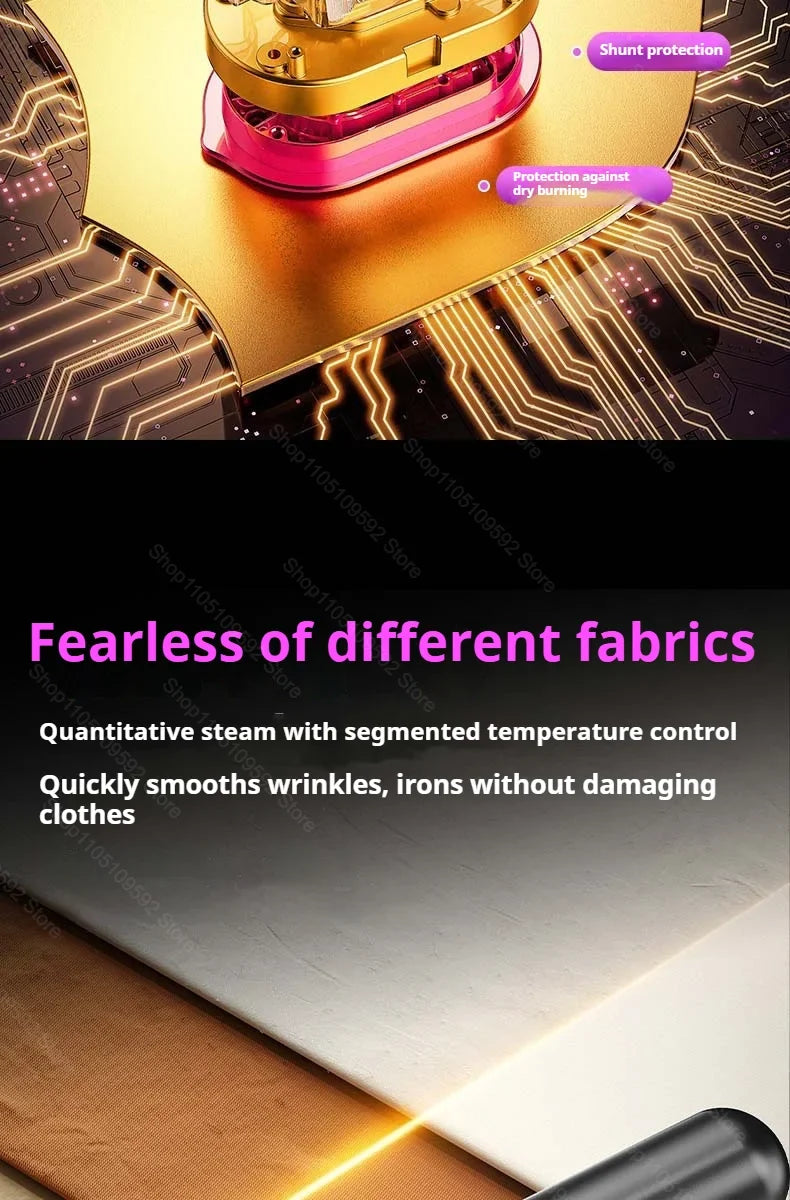 Handheld Steam Iron Garment Steamers Ironing Multi Functional  Machine Travel Portable Ironing Machine Garment Ironing Machine