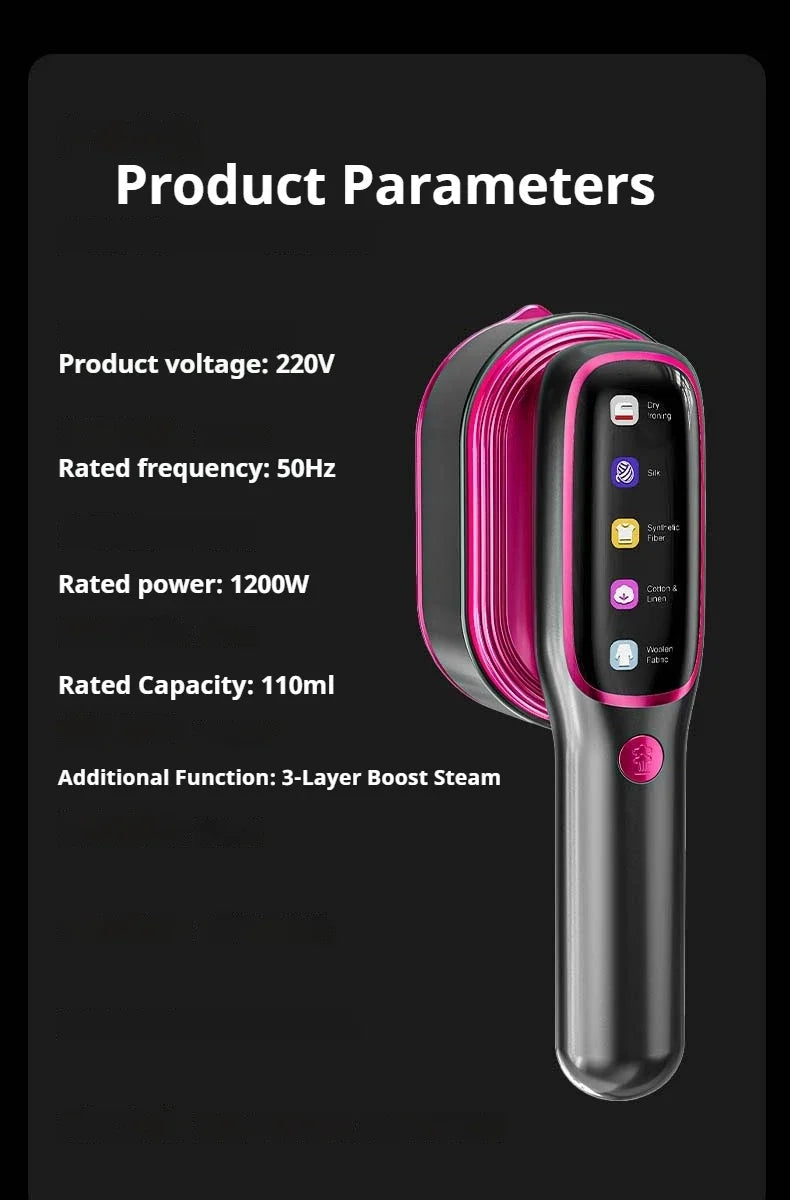 Handheld Steam Iron Garment Steamers Ironing Multi Functional  Machine Travel Portable Ironing Machine Garment Ironing Machine
