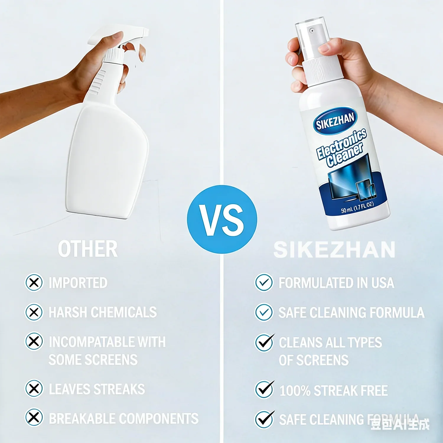 Universal Screen Cleaning Spray & Microfiber Kit